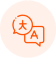 Interview language selector icon image